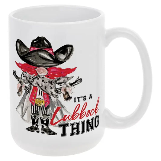 Red Raider Collegiate Ceramic Mug 15 oz