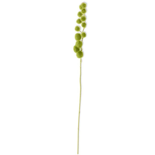 32 Inch Green Flocked Billy Ball Stem