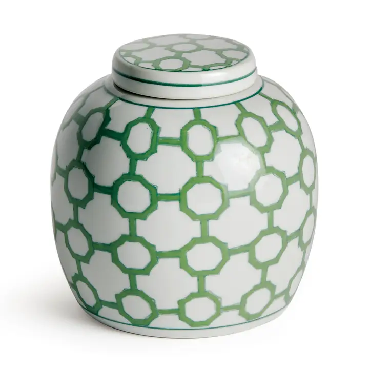 Imperial Link Lidded Jar