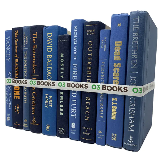Decorative Books Blue