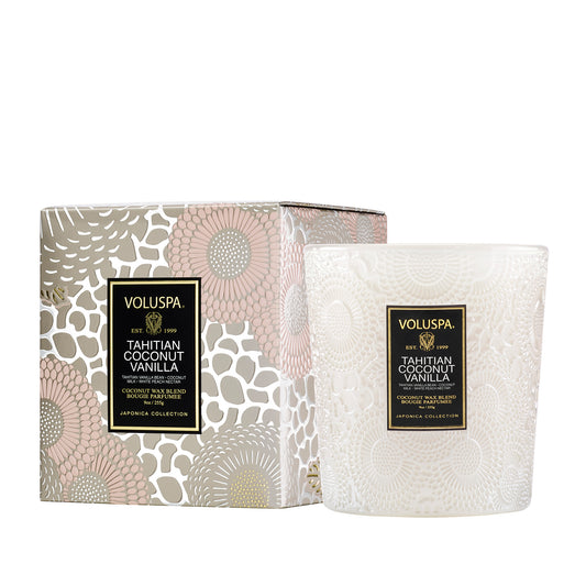 Voluspa 9oz Tahitian Coconut Vanilla Candle