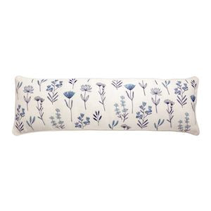 Blue Flower Long Pillow