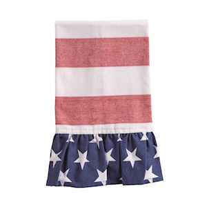 Red Stripe Americana Towel