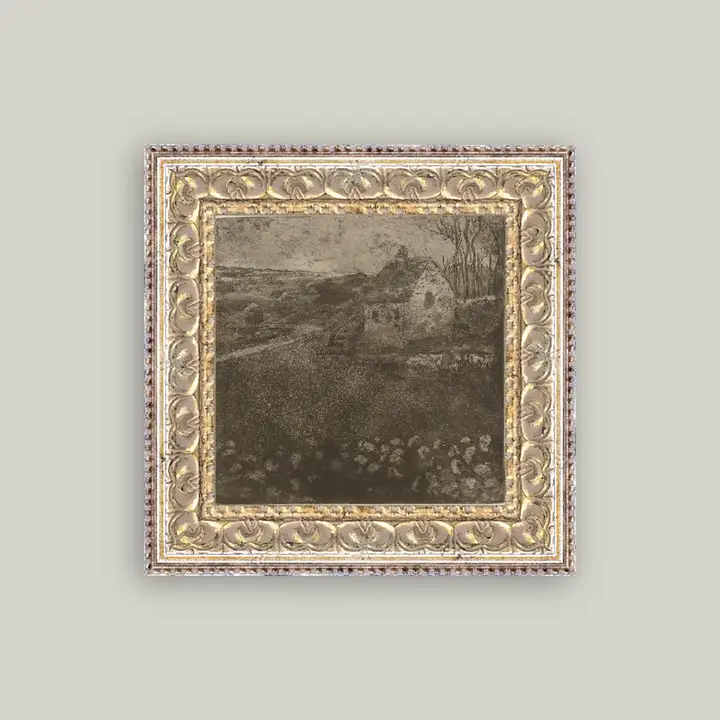 La Masure Framed Antique Art 6x6