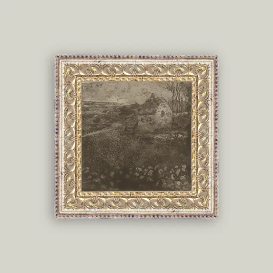 La Masure Framed Antique Art 6x6
