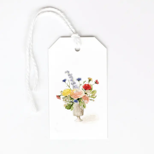 Fluted Bouquet Gift Tags  Set of 8 Tag