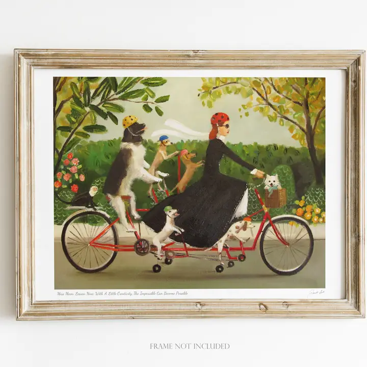Miss Moon Lesson Nine Art Print - 8.5" X 11"