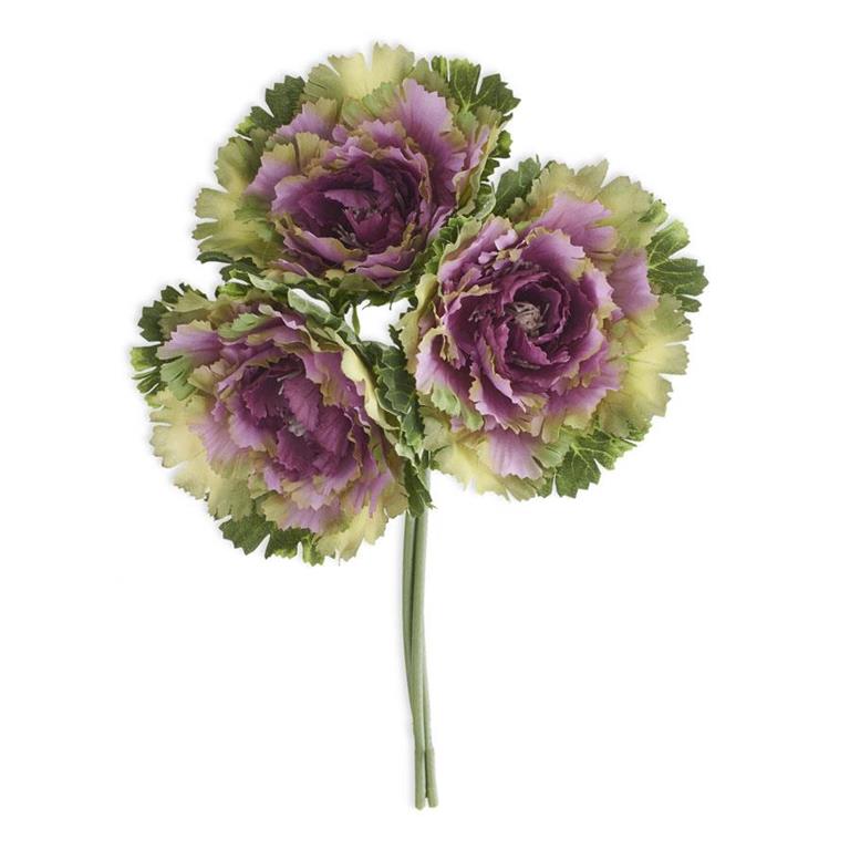 1.5 Inch Purple Cabbage Bundle (3 Stems)