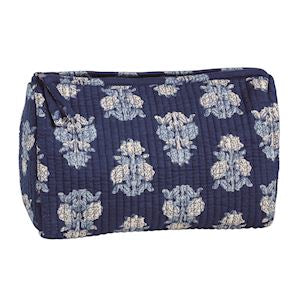 Cornflower Navy Block Print Bag