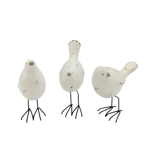 Little Bird Statue 9.5" Tall  White sold seperately
