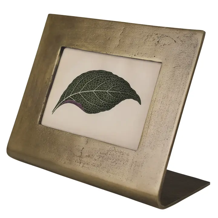 4x6 Brass Horizontal Picture Frame