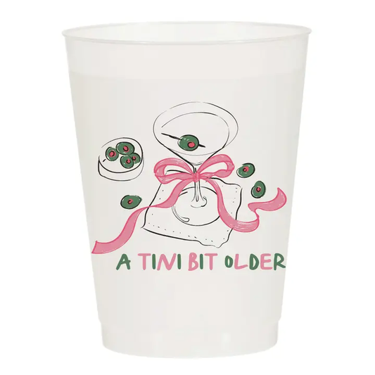 A Tini Bit Older Frosted Cups - Birthday Pack of 6