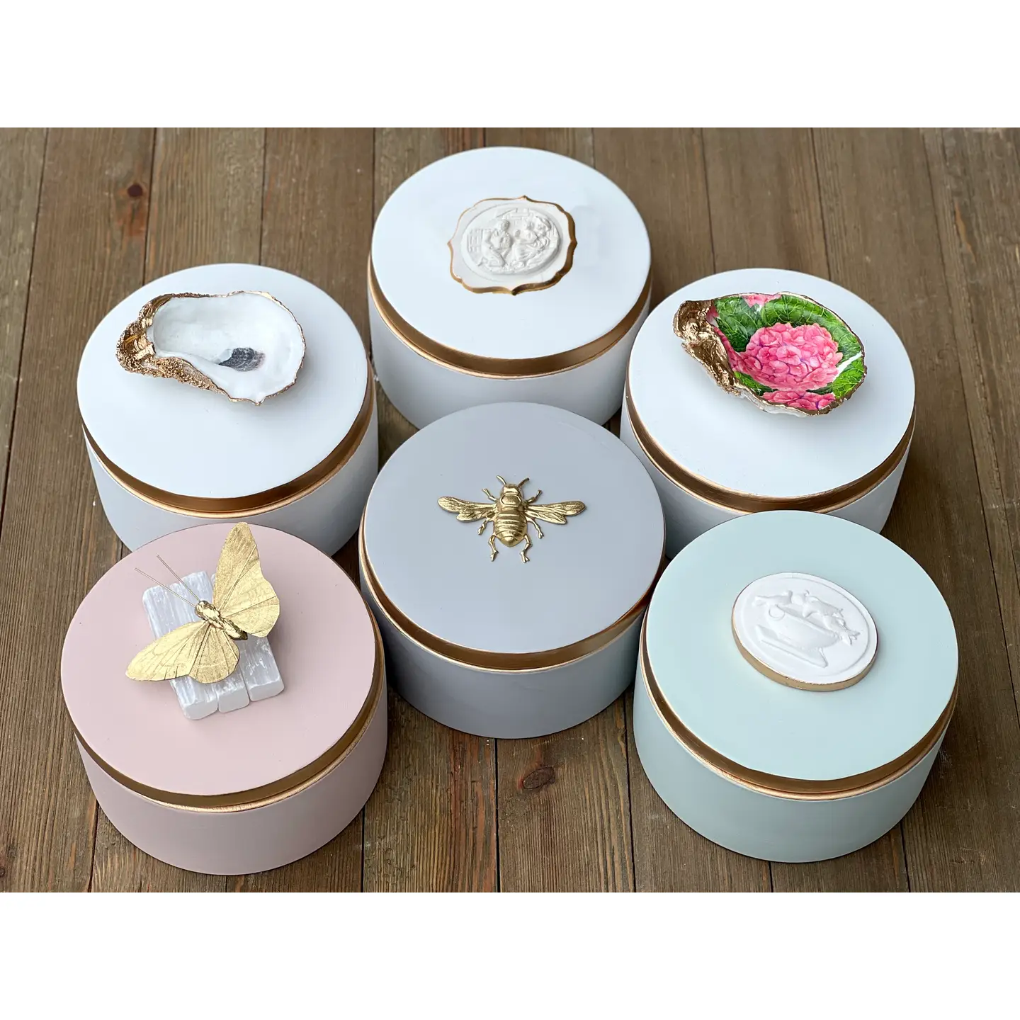 Ceramic Box- White Bee