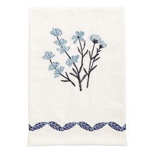 Blue Flower Bundle Towel