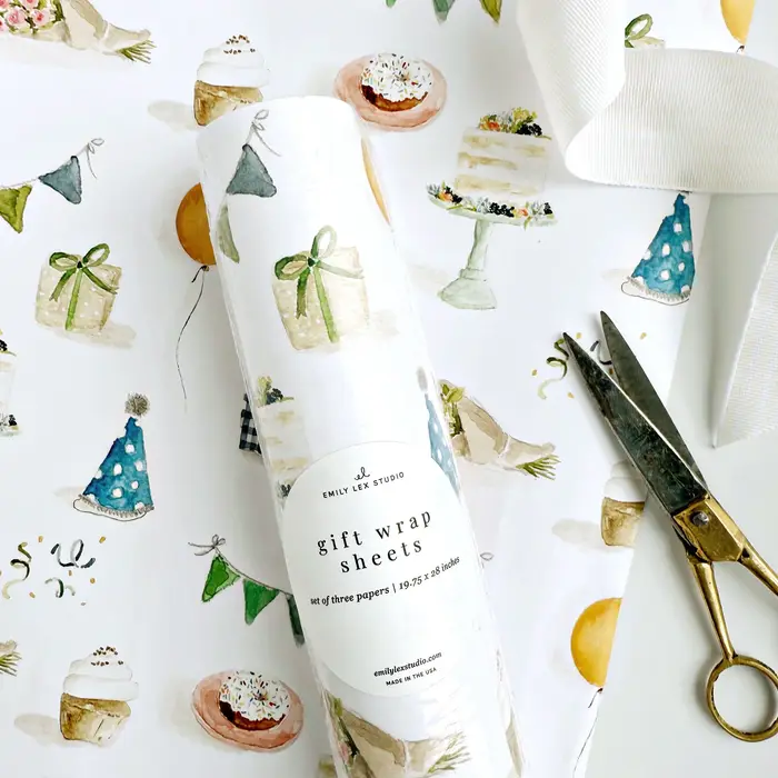 Celebrate Gift Wrapping Paper