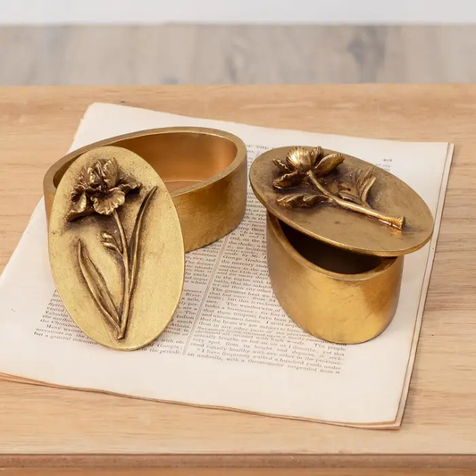 Floral Trinket Box