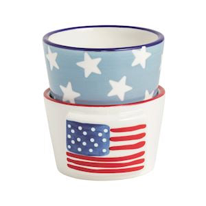 Flag Americana Ramekin Set of 2