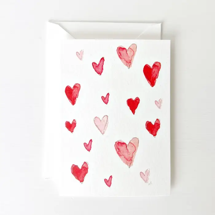 Hearts Mini Notecard3.50